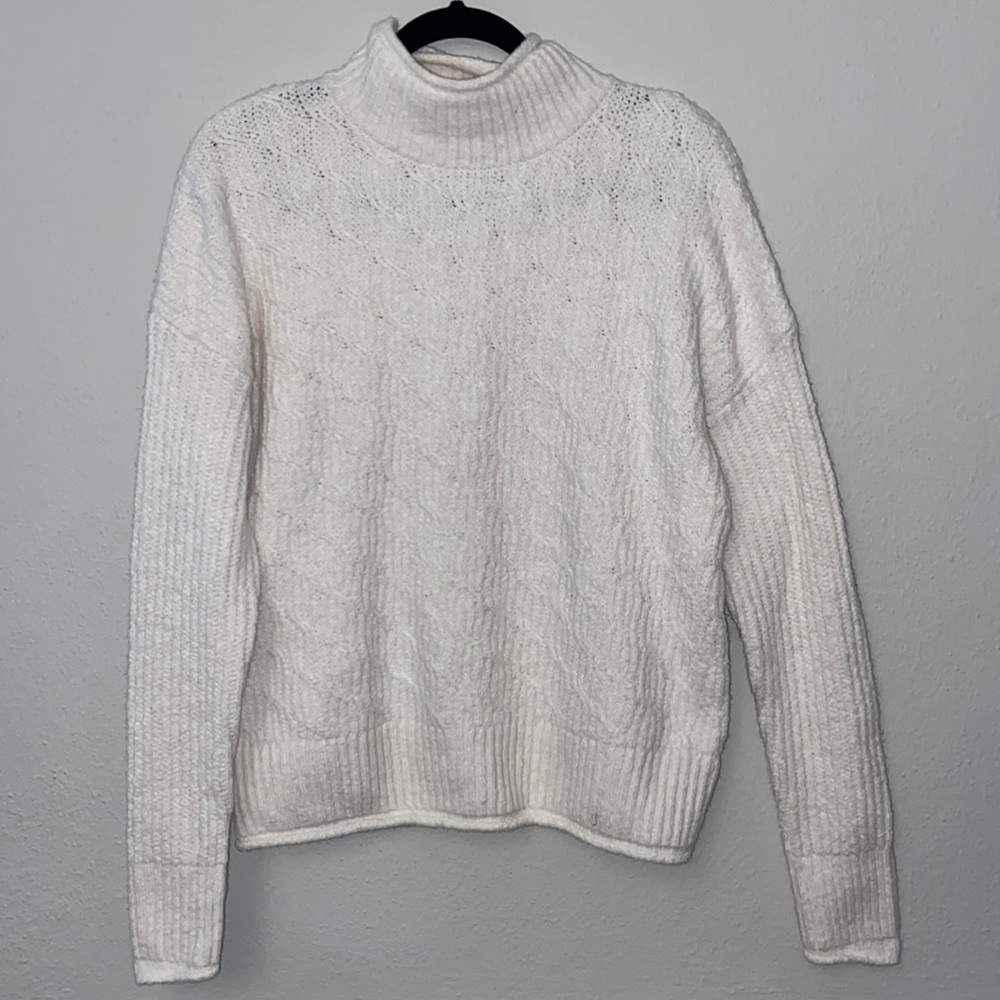 COZY Rachel Rachel Roy Cream or Off White Knit Sweater Super Soft Size Large